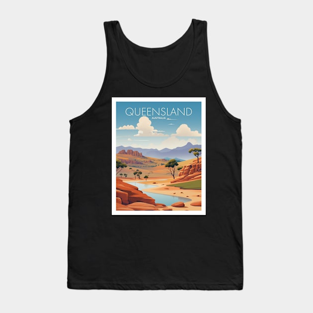 QUEENSLAND Tank Top by MarkedArtPrints